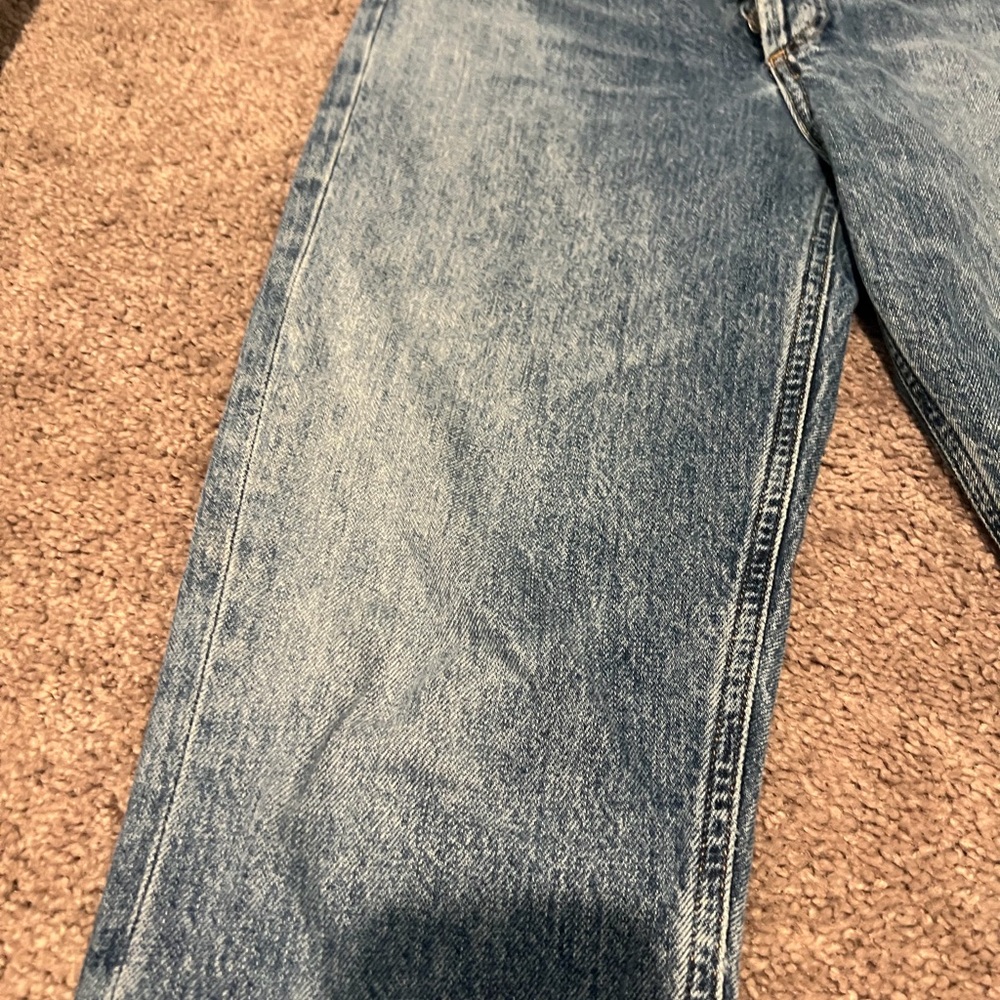AGOLDE Riley High Rise Straight Crop Jeans - Picture 14 of 16